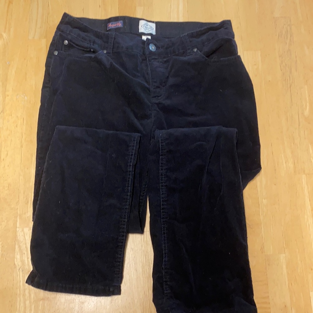 St. Johns Bay Black Corduroy